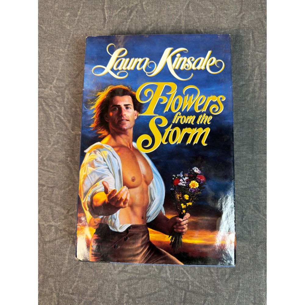 Flowers from the Storm Laura Kinsale 1992 Avon Book Historical Romance Hardcover